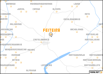 map of Feiteira