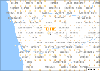 map of Feitos