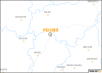 map of Feixian