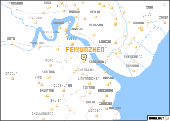 map of Feiyunzhen