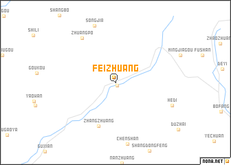 map of Feizhuang