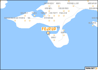 map of Fejrup