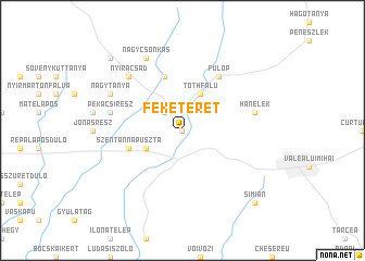 map of Feketerét