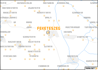 map of Feketeszeg