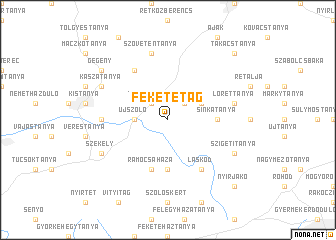 map of Feketetag