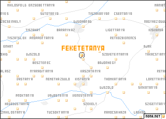 map of Feketetanya