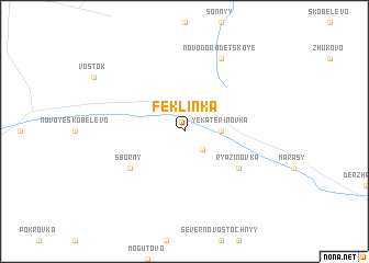 map of Feklinka