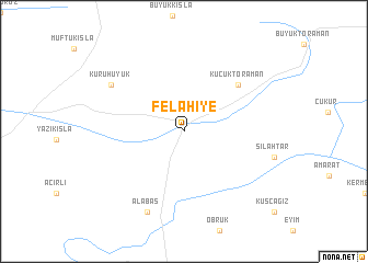 map of Felahiye