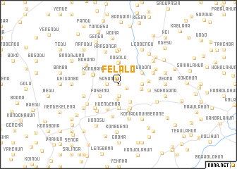 map of Felalo