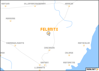 map of Felanitx