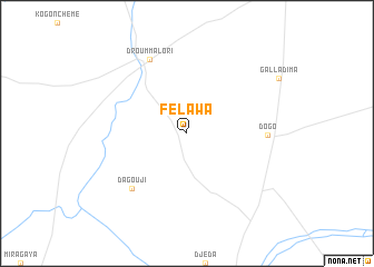 map of Félawa