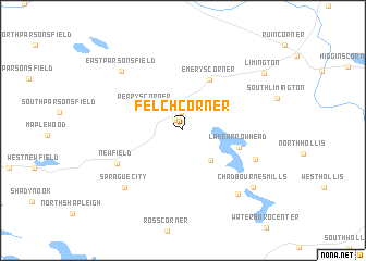 map of Felch Corner