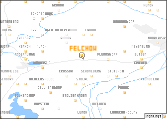 map of Felchow