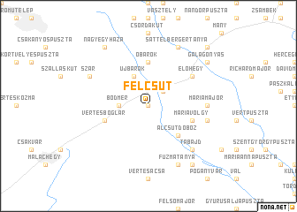 map of Felcsút