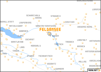 map of Feld am See