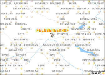 map of Feldbergerhof