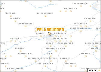 map of Feldbrunnen