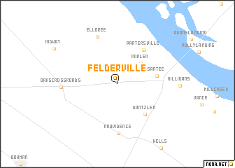 map of Felderville