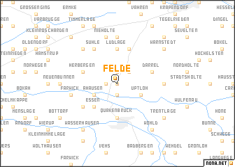 map of Felde