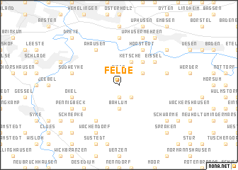 map of Felde