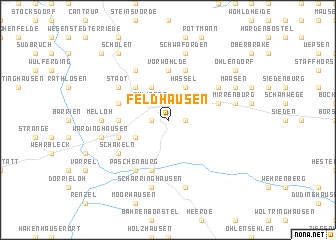 map of Feldhausen