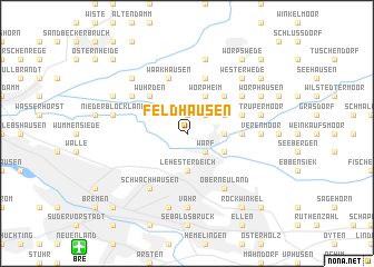 map of Feldhausen