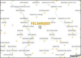 map of Feldhausen