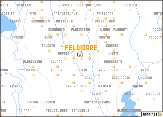map of Feldioare