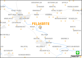 map of Feldkante