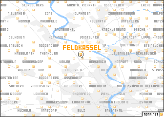 map of Feldkassel