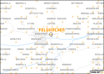 map of Feldkirchen