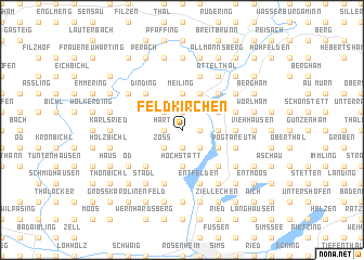 map of Feldkirchen