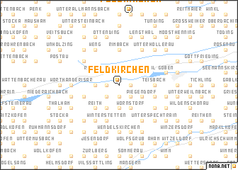 map of Feldkirchen