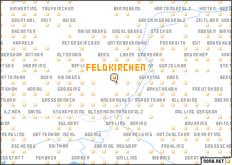 map of Feldkirchen