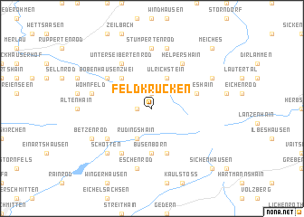 map of Feldkrücken