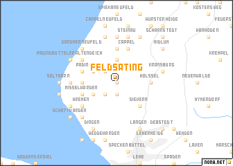 map of Feldsating