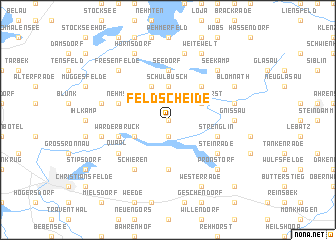 map of Feldscheide