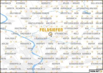 map of Feldsiefen