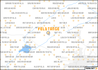 map of Feldtange