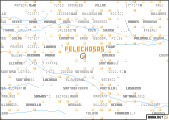 map of Felechosas