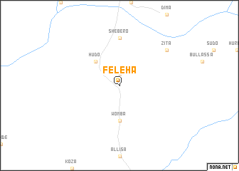 map of Feleha