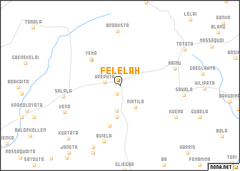 map of Felelah