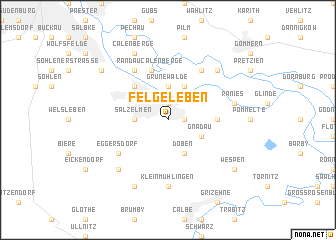 map of Felgeleben