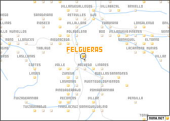 map of Felgueras