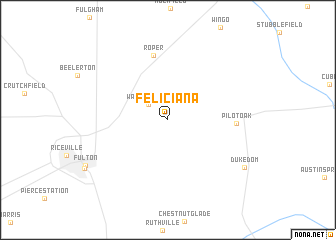 map of Feliciana