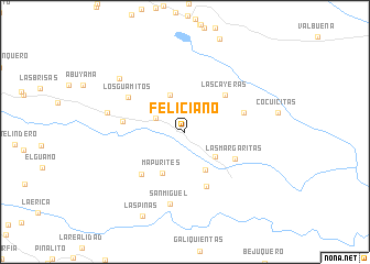 map of Feliciano