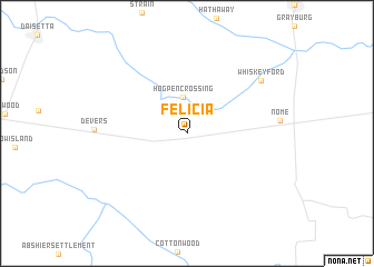 map of Felicia