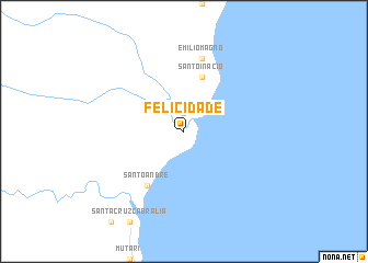 map of Felicidade