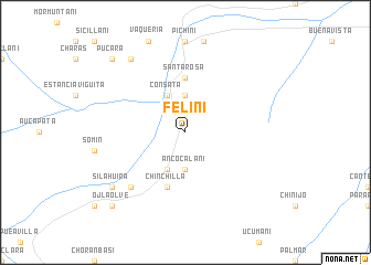map of Felini
