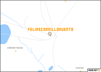 map of Felipe Carrillo Puerto